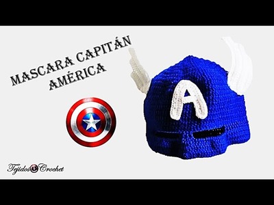 Cómo hacer Máscara del Capitán América en Crochet - Para regalar o vender en halloween