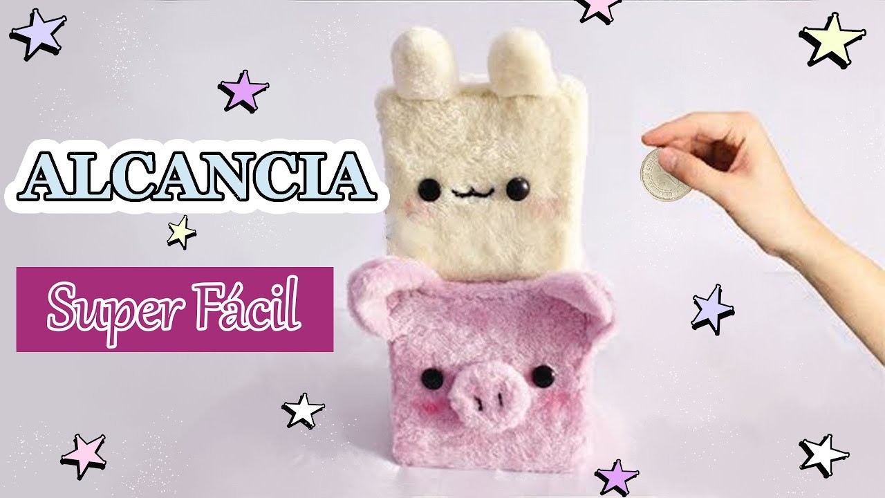 DIY | ALCANCÍA HECHA DE CARTÓN SÚPER FACIL  | Kiosweet