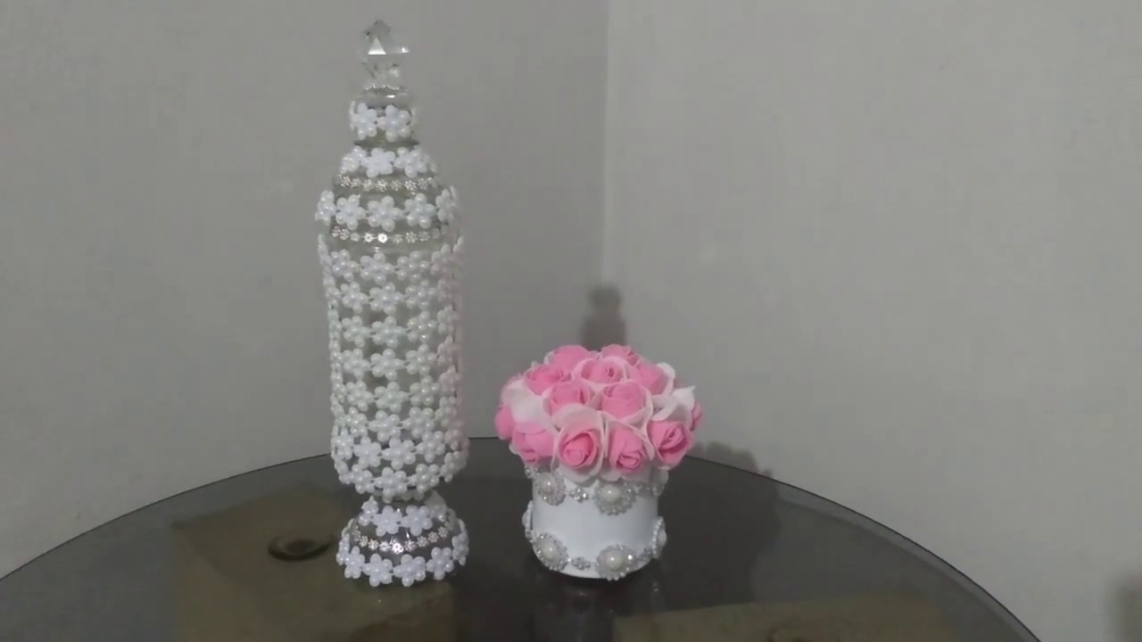 DIY Dos Ideas bonitas con envases de vidrio reciclados .Best out of waste ideas
