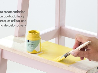 DIY Taburete con Chalk Paint | La Pajarita