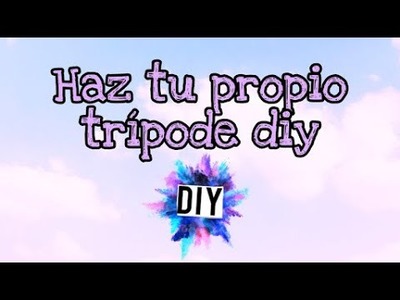 Haz tu propio tripode diy | astrid arts