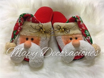 Pantuflas Navideñas, Christmas slippers