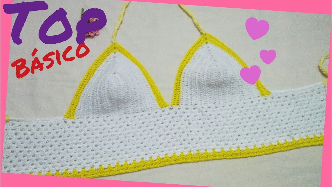 Top Crochet paso a paso ► Como tejer un top basico a crochet | YM Tejidos