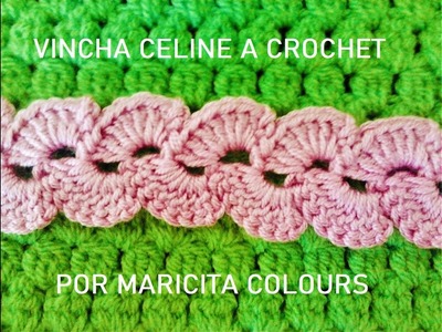 Vincha diadema a Crochet Tutorial  para Recordar por Maricita