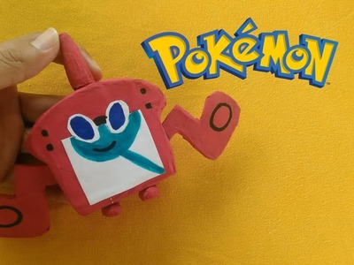 Así se hace a Rotom con material reciclado. Pokémon alola DIY. paper toy.