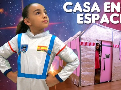 CASA ESPACIAL! SUPERDivertilandia DIY Casita para niñ@s!