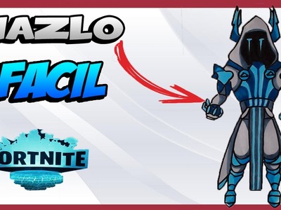 ????COMO DIBUJAR FORTNITE FÁCIL PASO A PASO (Ice king)