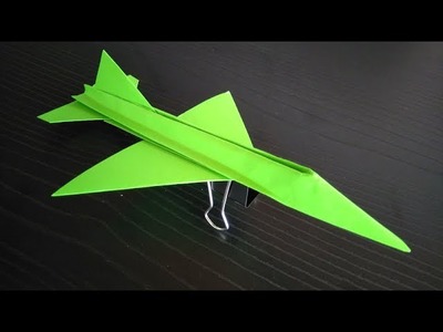 Cómo hacer un Avión F16 Origami de Papel
