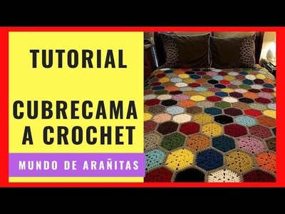 CUBRECAMA❤️  tejida a crochet paso a paso | easy crochet granny bedspread #tutorial #facil #crochet