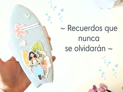 DIY ¡ÁLBUM SURFERO! ????‍♀️ scrap. Bali. Lora bailora.