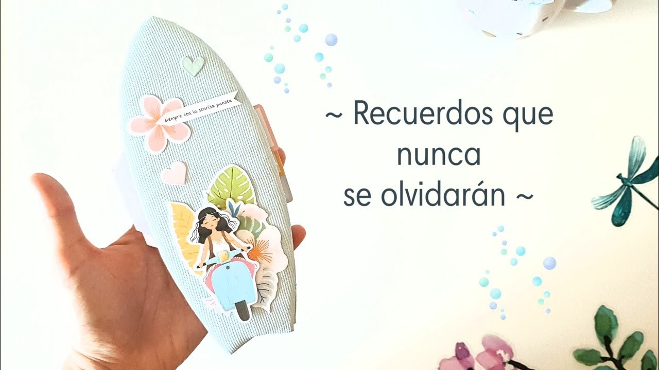 DIY ¡ÁLBUM SURFERO! ????‍♀️ scrap. Bali. Lora bailora.