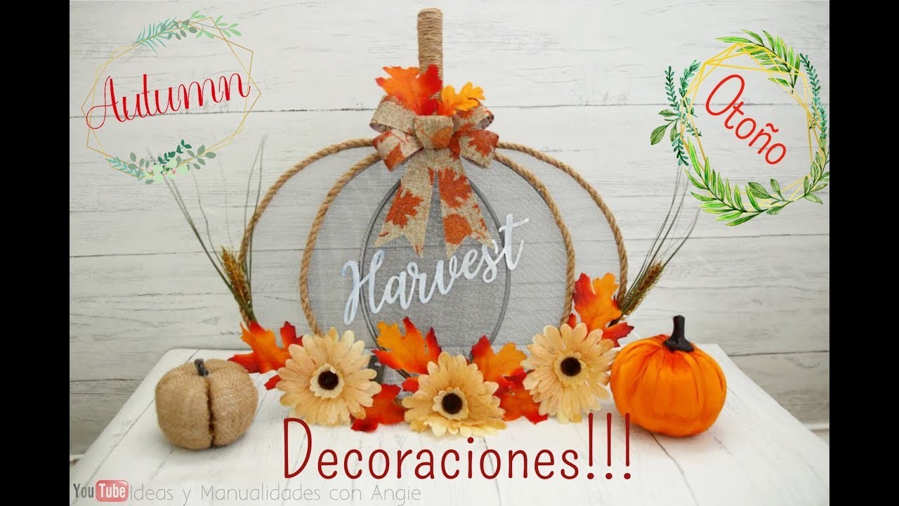 ???? DIY | ????ideas para decorar tu hogar en otoño | autumn