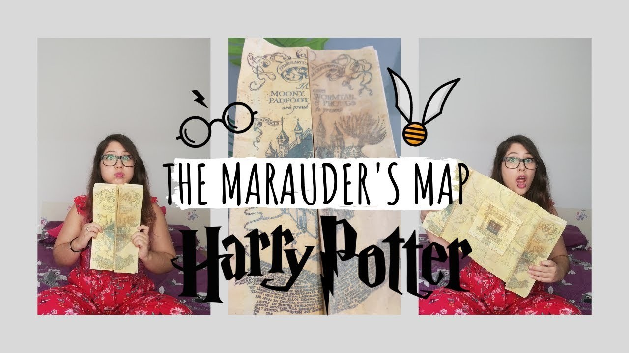 DIY MARAUDER'S MAP | MAPA MERODEADOR | *HARRY POTTER* | MitsuMiau