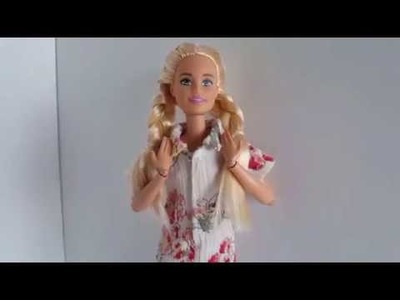 DIY Vestido camisero para barbie y muñecas