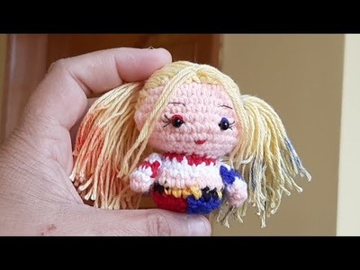 Harley Quinn Mini Amigurumi Crochet