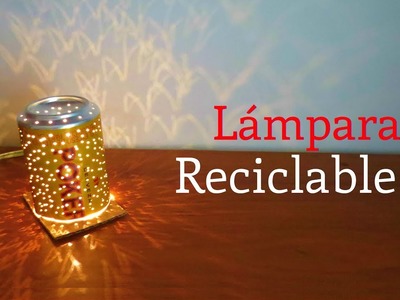 Lámpara de noche Reciclable DIY.Ideatronic