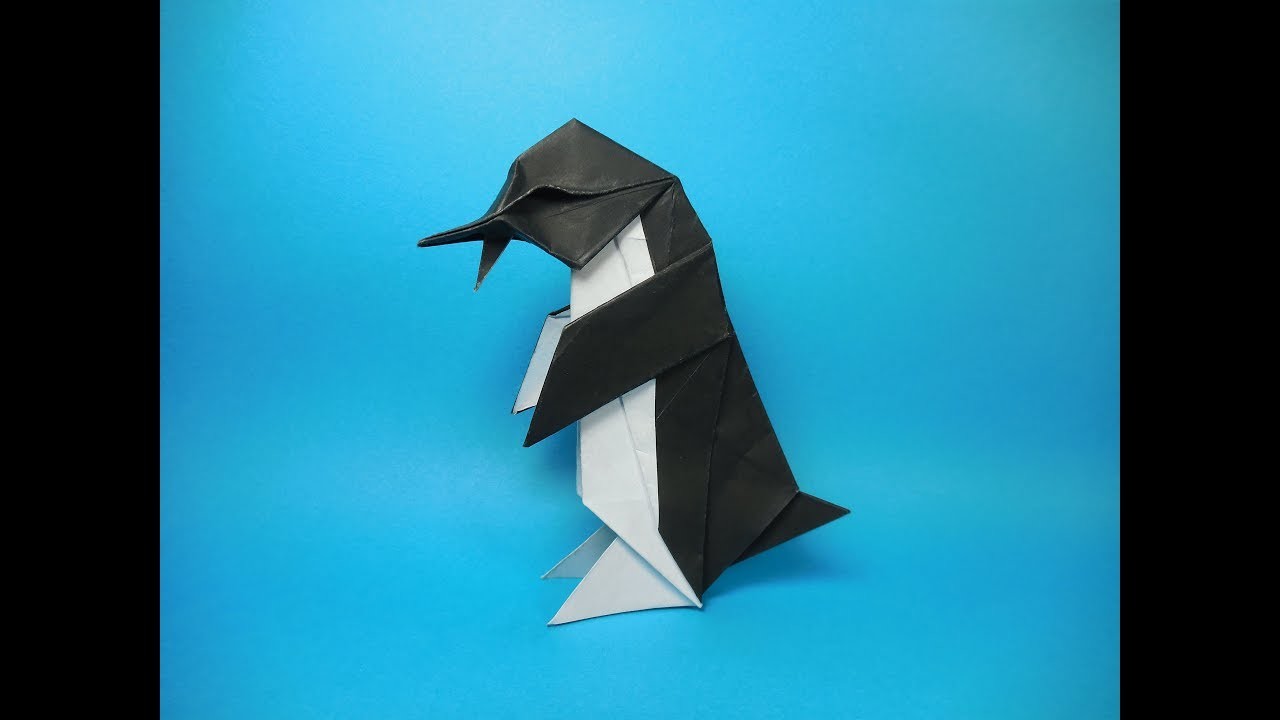 Origami Penguin Tutorial (Pingüino origami)