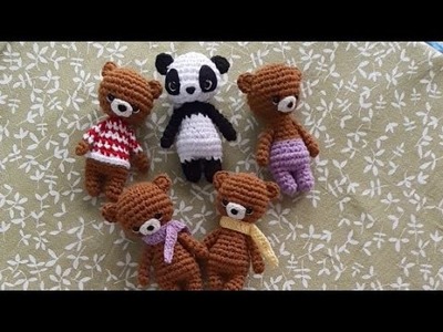Osito Teddy Panda Amigurumi Crochet - Diseño De Patrón