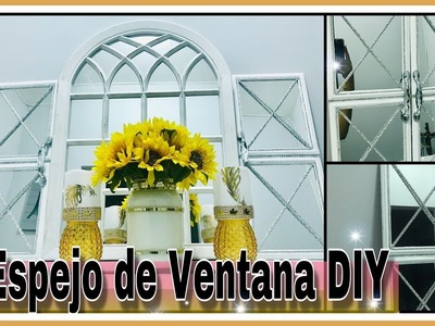 SORTEO CERRADO-DIY ESPEJOS DE VENTANA! WINDOW MIRROR DIY. COLLAB TOTALLY DAZZLED