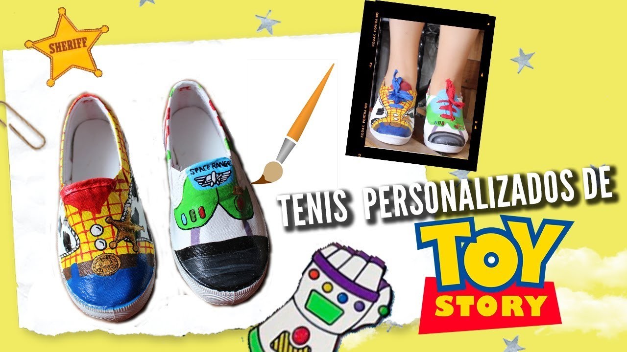 Tenis Personalizados de Toy Story | DIY | Zapatos | Zapatillas