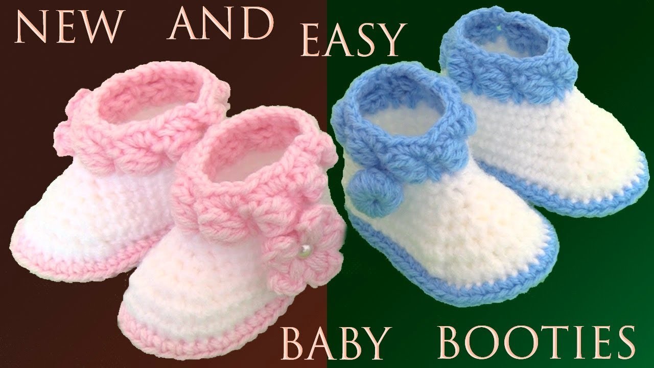 Zapatos a Crochet para bebes niñas y niños fáciles de hacer tejido tallermanualperu