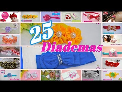 25 Ideas de Diademas para niñas paso a paso ???? Margari