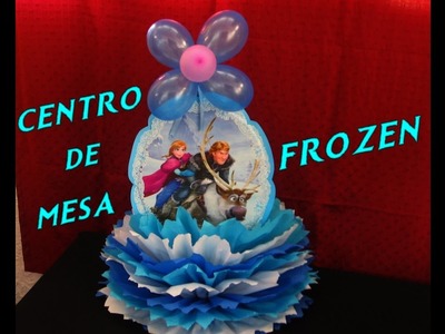 Centro de mesa de Frozen iluminado