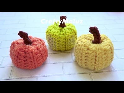 CROCHET TUTORIAL : Calabaza a Crochet amigurumi tutorial | Crochet Pumpkin