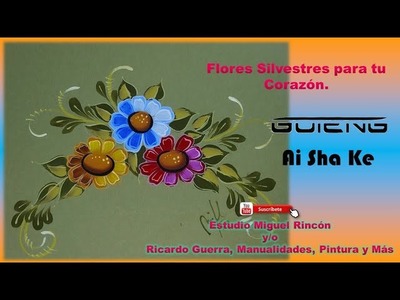 Decora con Flores Silvestres tu Hogar en Pinceladas. Pintura Decorativa por Miguel Rincón.