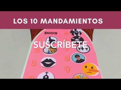 MANUALIDAD LOS 10 MANDAMIENTOS.ESCUELA DOMINICAL.IMPRIMIBLES GRATIS