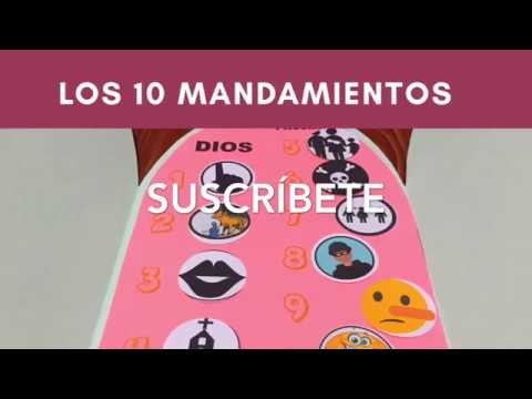 MANUALIDAD LOS 10 MANDAMIENTOS.ESCUELA DOMINICAL.IMPRIMIBLES GRATIS