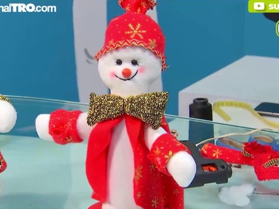 Muñeco de nieve navideño - Hecho con Estilo