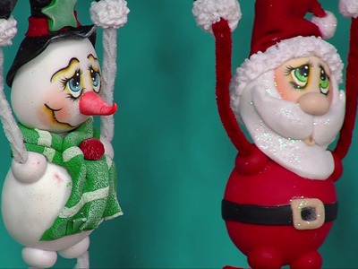 Muñeco navideño en porcelanicrón - Aprenda y Venda