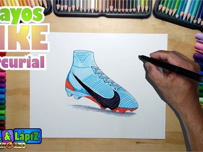 Aprende a dibujar los guayos Nike Mercurial 2018