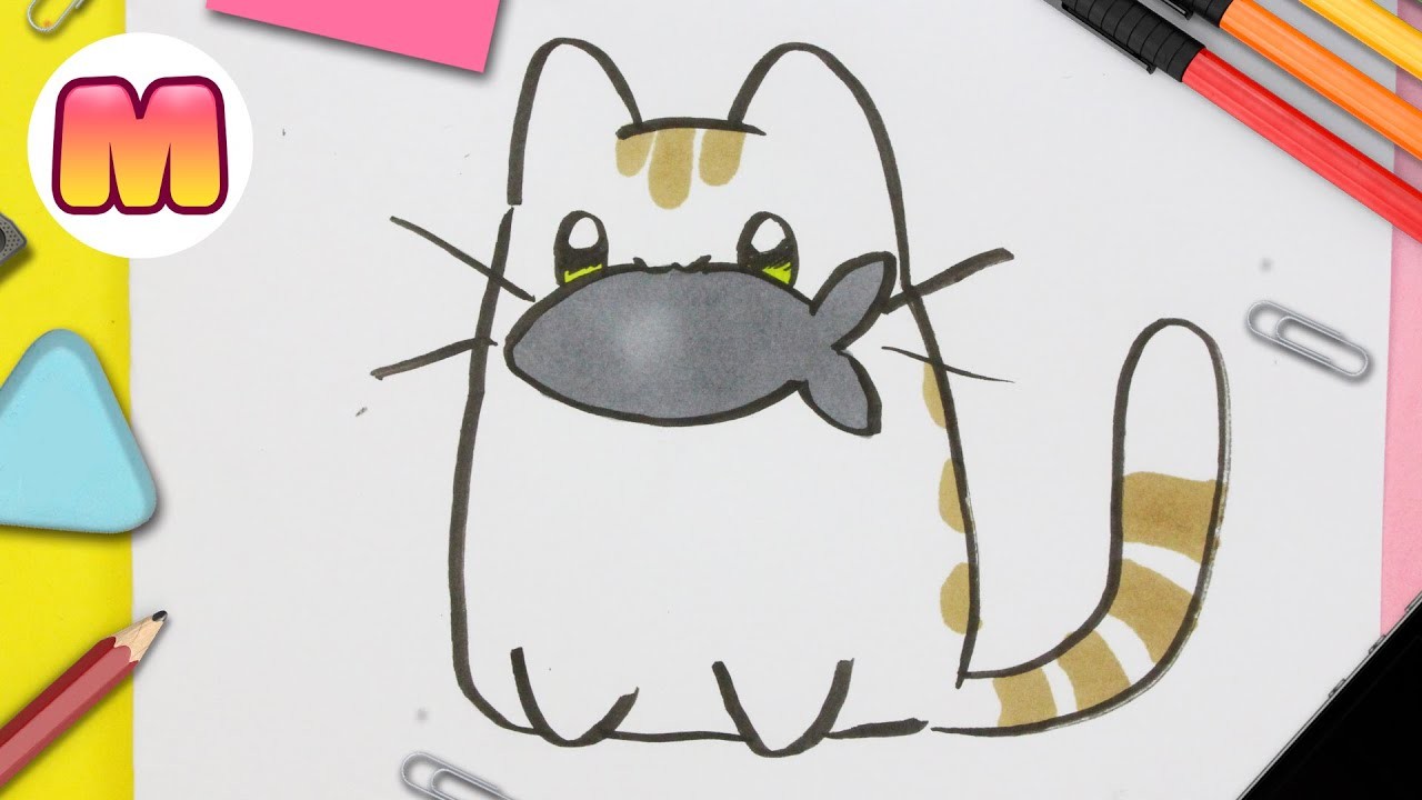 Aprende a dibujar un GATITO BEBÉ Kawaii | How to Draw a Cute Baby Kitten
