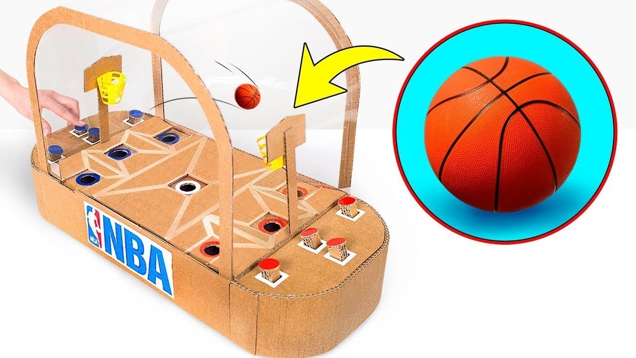 Cómo construir un juego de mesa de baloncesto para 2 jugadores