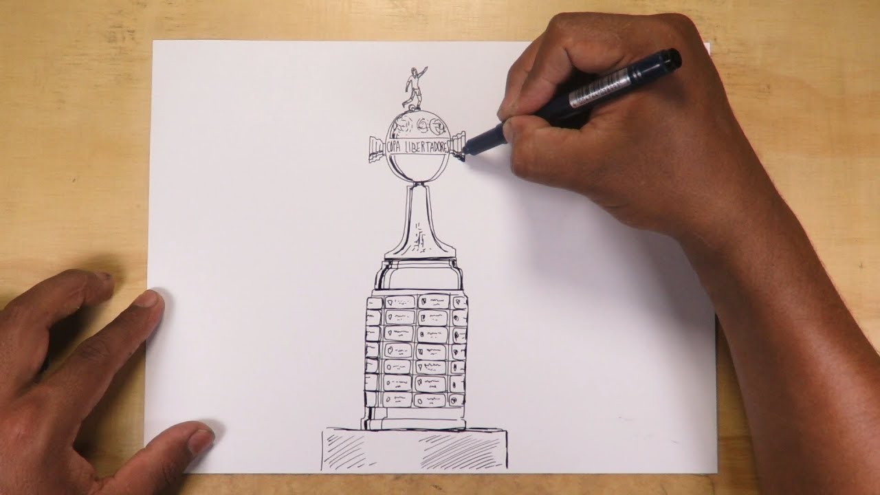 Cómo dibujar la Copa Libertadores de América