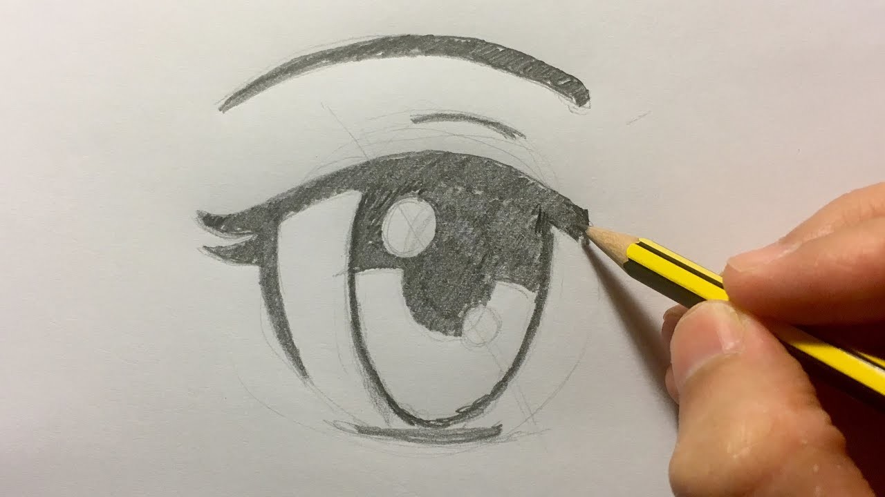 Como dibujar ojos en estilo anime