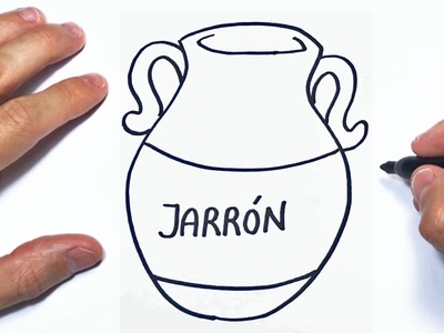 Cómo dibujar un Jarron Paso a Paso | Dibujo de Jarron