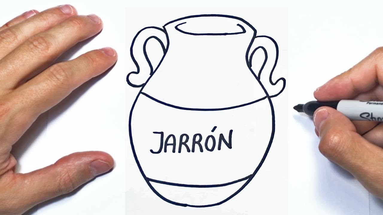 Cómo dibujar un Jarron Paso a Paso | Dibujo de Jarron