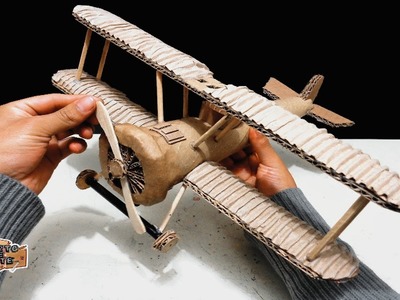 ✈Como hacer Avión de cartón muy fácil |DIY |How to make airplane from cardboard | CdArte
