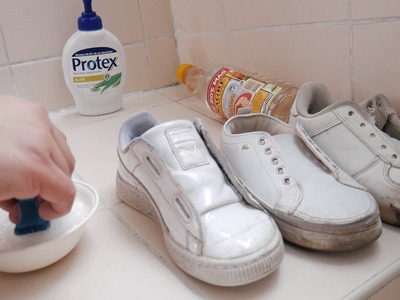 ¿Cómo limpiar zapatillas blancas?