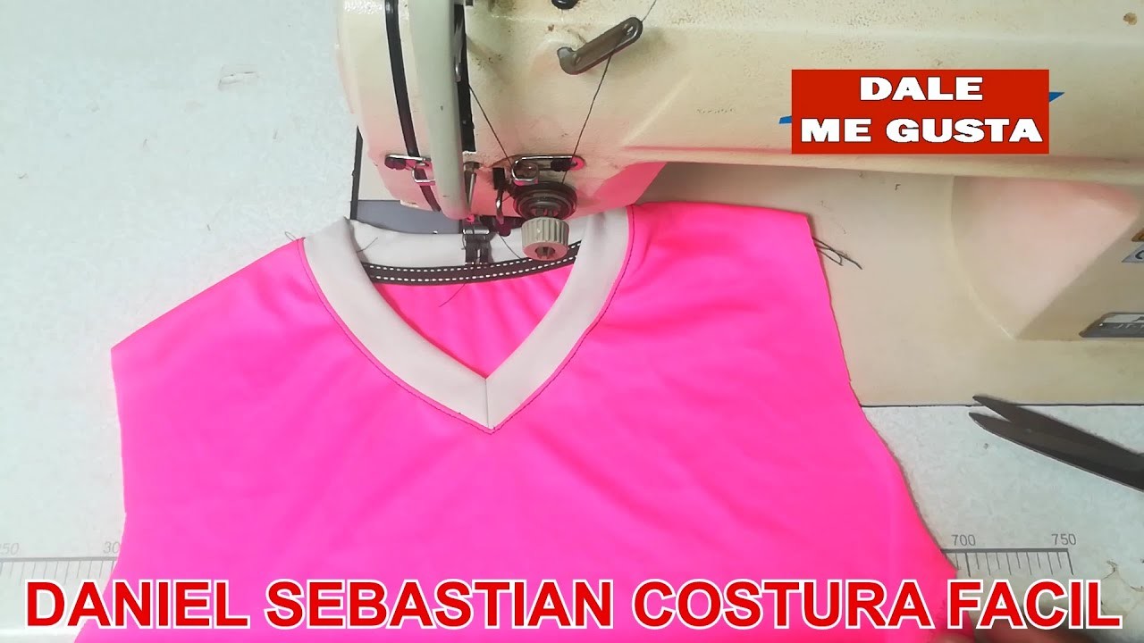 COSTURA FÁCIL.  Cuello V