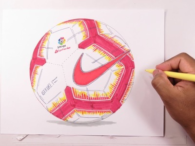 Dibuja el balón oficial Nike de La Liga Española 2018-2019