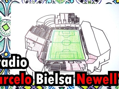 Dibuja el Estadio Marcelo Bielsa Newell's de Argentina