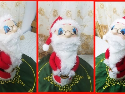 Diy Santa Claus de botella plástica - Adorno Navideño con botella plástica - Christmas Decor idea