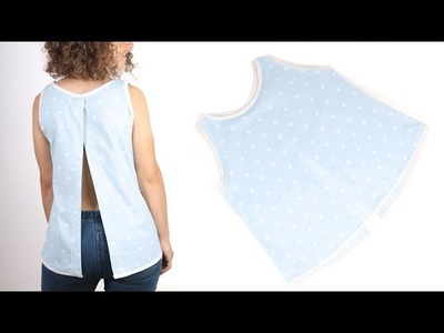 Iníciate a la costura con esta blusa veraniega tan fácil de coser