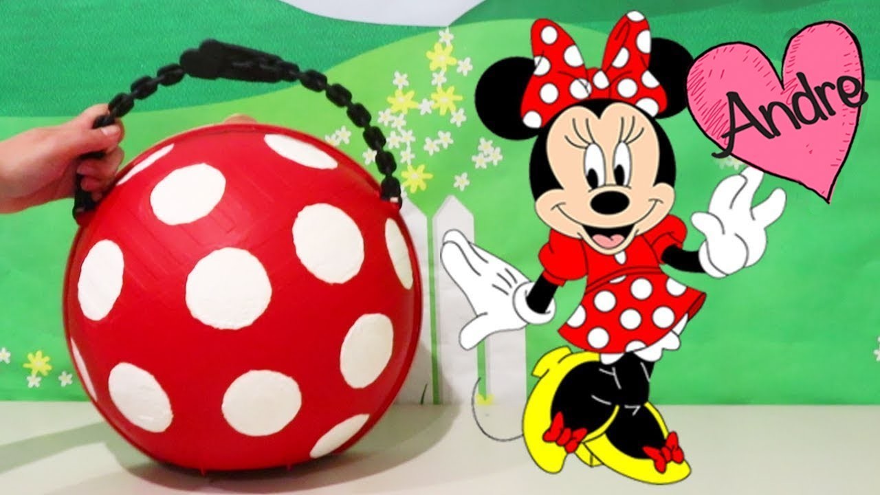 LOL Big Surprise DIY de Minnie Mouse | Muñecas y juguetes con Andre