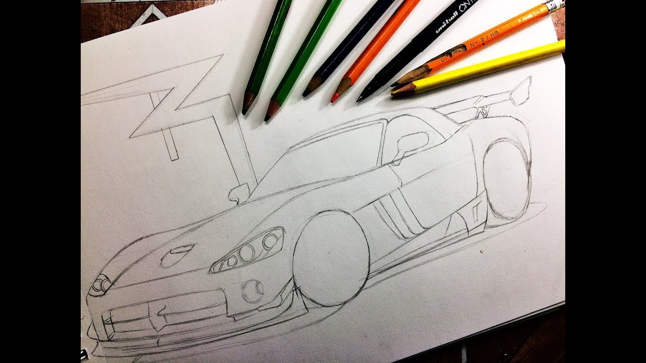 TRUCOS PARA DIBUJAR AUTOS #2