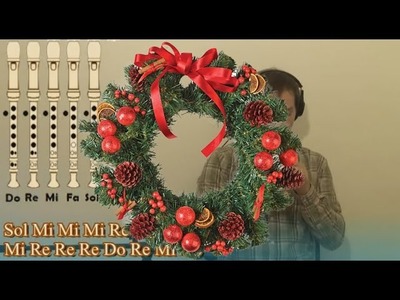 We Wish You a Merry Christmas - TUTORIAL FLAUTA DULCE - Navidad,Villancico